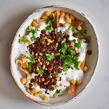 simple fatteh pita with herby