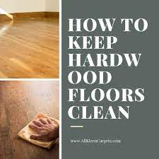 how to keep dark hardwood floors clean