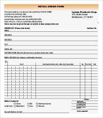 Order Form Templates 9 Free Pdf Documents Download Free
