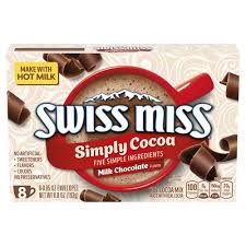 simply cocoa milk chocolate swiss miss