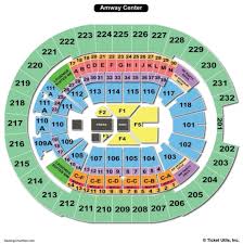 amway center seating chart seating