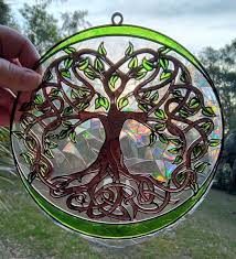 Stl File Sun Catcher Celtic Tree Of