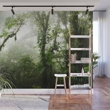 cloud forest wall mural by nicklas