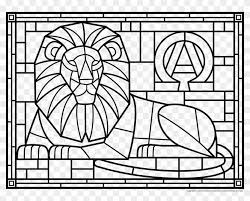 Hard Printable Coloring Pages Stained
