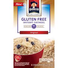 quaker gluten free instant oatmeal