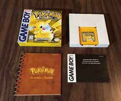 Pokémon Yellow Version: Special Pikachu Edition (Game Boy, 1999) for sale  online | eBay | Gameboy, Pokemon, Pokemon blue