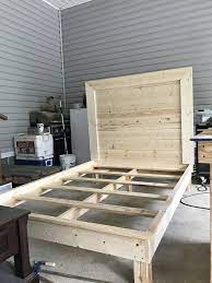 diy twin bed frame with headboard