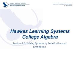 Hawkes Learning Systems College Algebra
