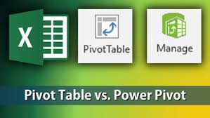 comparison pivot table vs power pivot