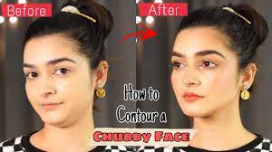 how to contour a chubby face perfectly