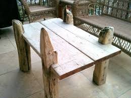 Custom Driftwood Coffee Table By Drew