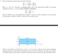 Two Dimensional Heat Equation