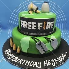 Trim rounded tops from each cake to make flat surface. Free Fire Themed Cakes Cake For Free Fire Lover Yourkoseli Cakes