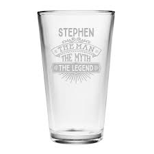 beer gl personalized etched glware