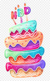 happy birthday cake cartoon png