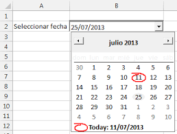 Mostrar Control De Calendario Al Elegir Una Celda En Excel Exceleinfo
