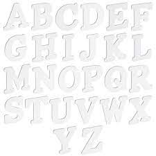26 Pcs Big Wooden Letters For Crafts 6