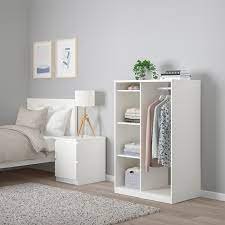 It's also a perfect companion for malm chest of 6 drawers. Syvde Open Wardrobe White 80x123 Cm Ikea