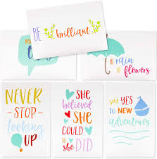 Highlight your chosen card quote. Amazon Com 48 Pack Inspirational Quote Cards Bulk 6 Motivational Encouragement Designs With Envelopes 4x6 Health Personal Care