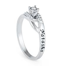 diamond accent promise ring in sterling