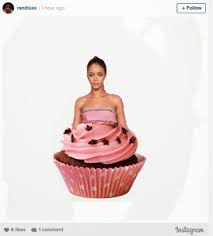 i-Vogueontv: Several memes of Rihanna&#39;s Gianbattista Valli couture ... via Relatably.com