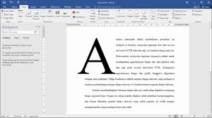 first letter or drop cap microsoft word