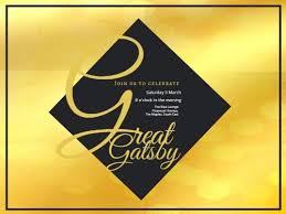 gatsby party invitations templates