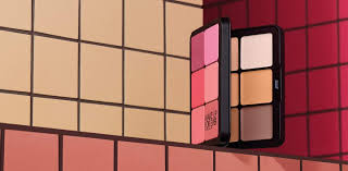 hd skin face palette foundation blush