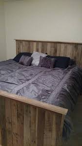Pallet King Size Bed With Crate Storage