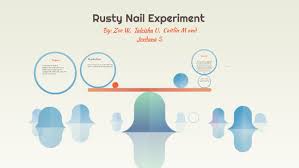 rusty nail experiment by zoe wise on