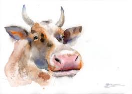 Cow Painting By Paintispassion Artmajeur