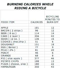 Calorie Burning While On A Bicycle