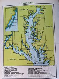 Index Of The Nautical Charts In The Maryland Cruising Guide