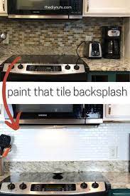 How To Paint A Tile Backsplash For An