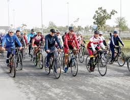 Cycling has been contested at every summer olympic games since the birth of the modern olympic movement at the 1896 summer olympics, at which a road race and five track events were held. 33km Long Olympic Cycling Track Opens On Al Khor Road The Peninsula Qatar