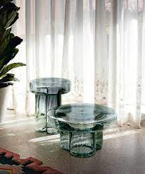 Blown Glass Coffee Tables Form The