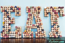 Wine Cork Letters Daily Dose Of Style