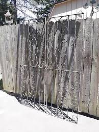 Antique Wrought Iron Garden Gates