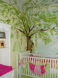 In The Nursery Tree Mural Bedroom