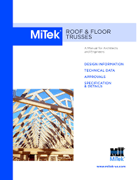 mitek roof floor truss manual k k