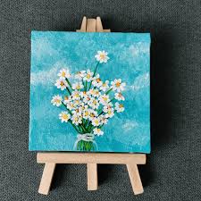 28 Flower Paintings Using Acrylic Paint
