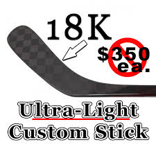 affordable all black hockey sticks