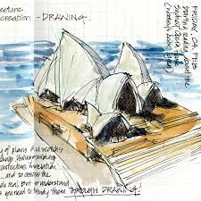 Drawing Sydney Opera House