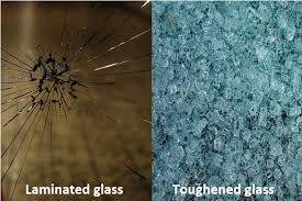 toughened and laminated glass double