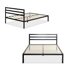 Get 5% in rewards with club o! China Modern Studio 14 Inch Platform 3000h Metal Bed Frame Mattress Foundation Wooden Slat Support With Headboard Twin Full Queen King China Metal Bed Frame Mattress Foundation