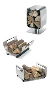 Blomus Fireplace Log Baskets Wood Work