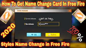 Which is the best free fire name style maker? How To Get Name Change Card In Free Fire Free Fire Name Change How To Change Name In Free Fire Youtube
