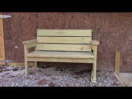 Easy Homemade Garden Bench