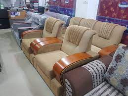 5 seater wooden modern sofa set 3 1 1