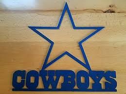 Dallas Cowboys Star Logo Metal Wall Art
